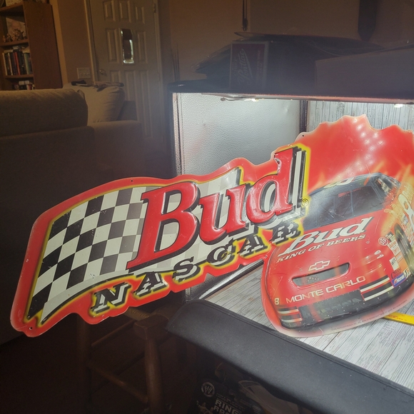 Budweiser NASCAR Sign - Picture 1 of 5
